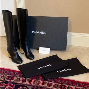 Chanel Leather Boots